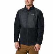 Columbia Basin Butte Fleece AM0241-010 Siyah S Full Zip Erkek Polar