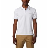 Columbia Cove Dome Butte Solid Pique Beyaz Kısa Kollu Polo Erkek T-shirt