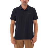 Columbia Cove Dome Butte Solid Pique Siyah Kısa Kollu Polo Erkek T-shirt