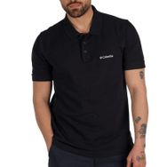 Columbia CS0124-010 M Cascade Range Solid Polo II Siyah Erkek Polo Yaka T-Shirt
