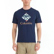 Columbia CS0242-466 CSC M Stacked Hyper Nature SS Tee Mavi Erkek Kısa Kollu T-shirt