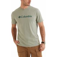 Columbia CS0287-348 Haki Csc M Basic Logo Brushed Erkek Kısa Kollu Outdoor T-Shirt