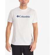Columbia CS0287 9110141 CSC M Basic Big Logo Brushed Beyaz Erkek T-shirt
