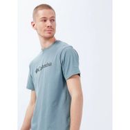 Columbia CS0287 CSC M BASIC BIG LOGO BRUSHED O Yaka Baskılı Açık Yeşil Erkek T-shirt
