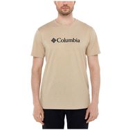 Columbia CS0287 CSC M BASIC BIG LOGO BRUSHED O Yaka Baskılı Deve Tüyü Erkek T-shirt