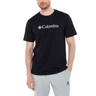 Columbia CS0287 CSC M BASIC BIG LOGO BRUSHED O Yaka Baskılı Siyah Erkek T-shirt