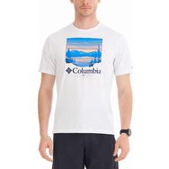 Columbia CS0304 CSC M Colorful Vista SS Tee Beyaz Erkek T-shirt