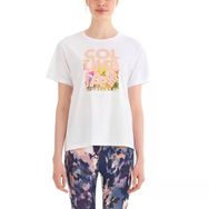 Columbia CS0315-100 Floral Blur Kadın Beyaz Outdoor T-Shirt