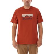 Columbia CS0344 Csc Linear Range Turuncu Kisa Kollu Erkek T-shirt