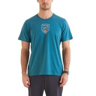 Columbia CSC Branded Badge Comfort Koyu Turkuaz Kısa Kollu Erkek T-shirt