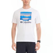 Columbia CSC Colorful Vista Beyaz Kısa Kollu Erkek T-shirt