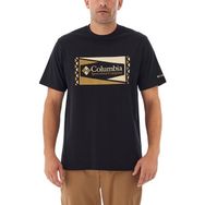 Columbia Csc Hex Flag Siyah Kısa Kollu Erkek T-shirt