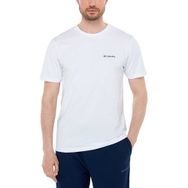 Columbia Csc M Basic Logo Brushed Erkek Beyaz Kısa Kollu T-shirt