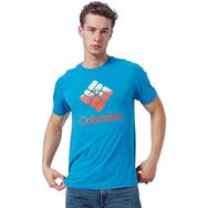 Columbia Csc M Hood Nightscape Ss Tee Cs0226 Yeşil Erkek Tişört