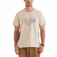 Columbia Csc Welcome Visitors Ekru Comfort Kısa Kollu Erkek T-shirt