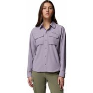 Columbia Silver Ridge Elite Woven Kadın Uzun Kollu Gömlek - Mor