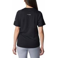Columbia Summit Valley Siyah Kısa Kollu Kadın T-shirt