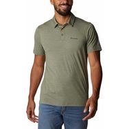 Columbia Tech Trail Erkek Yeşil Kısa Kollu Polo T-Shirt