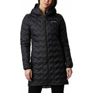 Columbia WK0294 Delta Ridge Long Down Jacket Siyah Kadın Mont