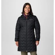 Columbia WK0440 Delta Ridge II Long Down Jacket Siyah Kadın Mont