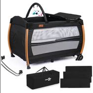 Comfymax 70x110 cm Cosmos Black Power Park Yatak Oyun Parkı