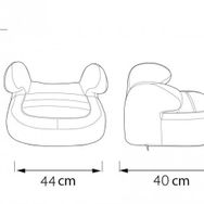 Comfymax Platinium Gray 15-36 kg Yükseltici-Oto koltuğu