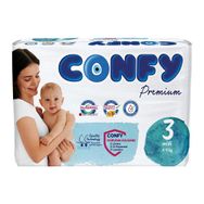 Confy Premium No:3 Midi Bebek Bezi