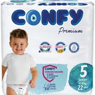 Confy Premium No:5 Junior 22 Adet Bebek Bezi