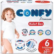 Confy Premium No:6 XLarge 20 Adet Külot Bebek Bezi