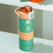 Cooker 1393-4 Paslanmaz Çelik Çift Katmanlı Yalıtımlı Mug Çay Kahve El Termosu