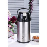 Cooker 3.5 lt CKR-2008 Siyah İnox Pompalı Çelik Termos