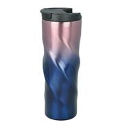 Cooker YK1020 Pembe - Mavi 500 ml Mug Çelik Termos