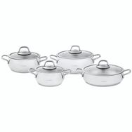 Cookplus Heybeli 8 Parça Çelik Tencere Set