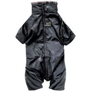 Cool Suit Xs Su Geçirmez Boynu Kürklü Siyah Kamuflajlı Köpek Kıyafeti