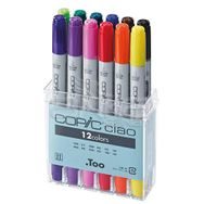 Copic Ciao 12'li Set Basic Colors Marker Kalem