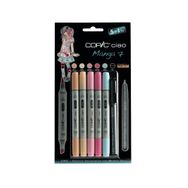 Copic Ciao Marker Set 5+1 Manga 7 Marker Set