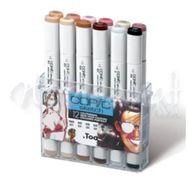 Copic Sketch 12'li Set Skin Tones Marker Kalem
