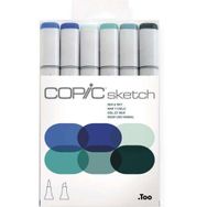 Copic Sketch 6'lı Sea Sky Marker Set