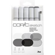 Copic Sketch 6'lı Sketching Grays Marker Set