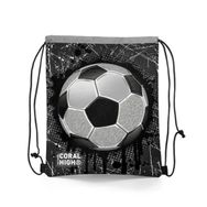 Coral High 12654 Kids Futbol Desenli İpli Büzgülü Sırt Çantası