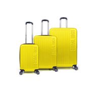 Coral High 16455 Abs Sarı 3'lü Valiz Seti