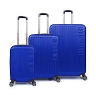 Coral High 16465 Abs Saks Mavi 3'lü Valiz Seti
