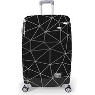 Coral High 16808 Renkli Desenli 70 cm Büyük Boy PC Valiz