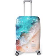 Coral High 16812 Renkli Desenli 60 cm Orta Boy PC Valiz
