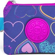 Coral High 21747 Kids Açık Pembe Lavanta Kalp Desenli Bozuk Para Çantası