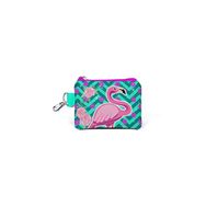 Coral High 21757 Yeşil Pembe Kız Çocuk Kids Flamingo Desenli Bozuk Para Çantası