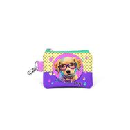Coral High 21881 Kids Sarı Pembe Sevimli Köpek Desenli Para Çantası