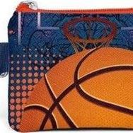 Coral High 21895 Kids Turuncu Lacivert Basketbol Desenli Bozuk Para Çantası