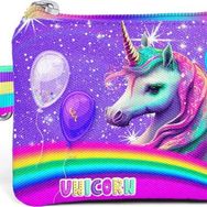 Coral High 21922 Kids Lavanta Unicorn Desenli Bozuk Para Çantası