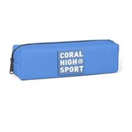 Coral High 22349 Sport Derin Mavi Gri Tek Bölmeli Kalem Çantası